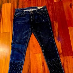 Dark Blue Artisan De Luxe Skinny Jean